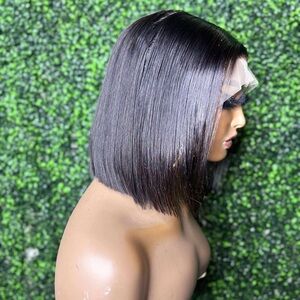 Dark Brown closure Bob Wig